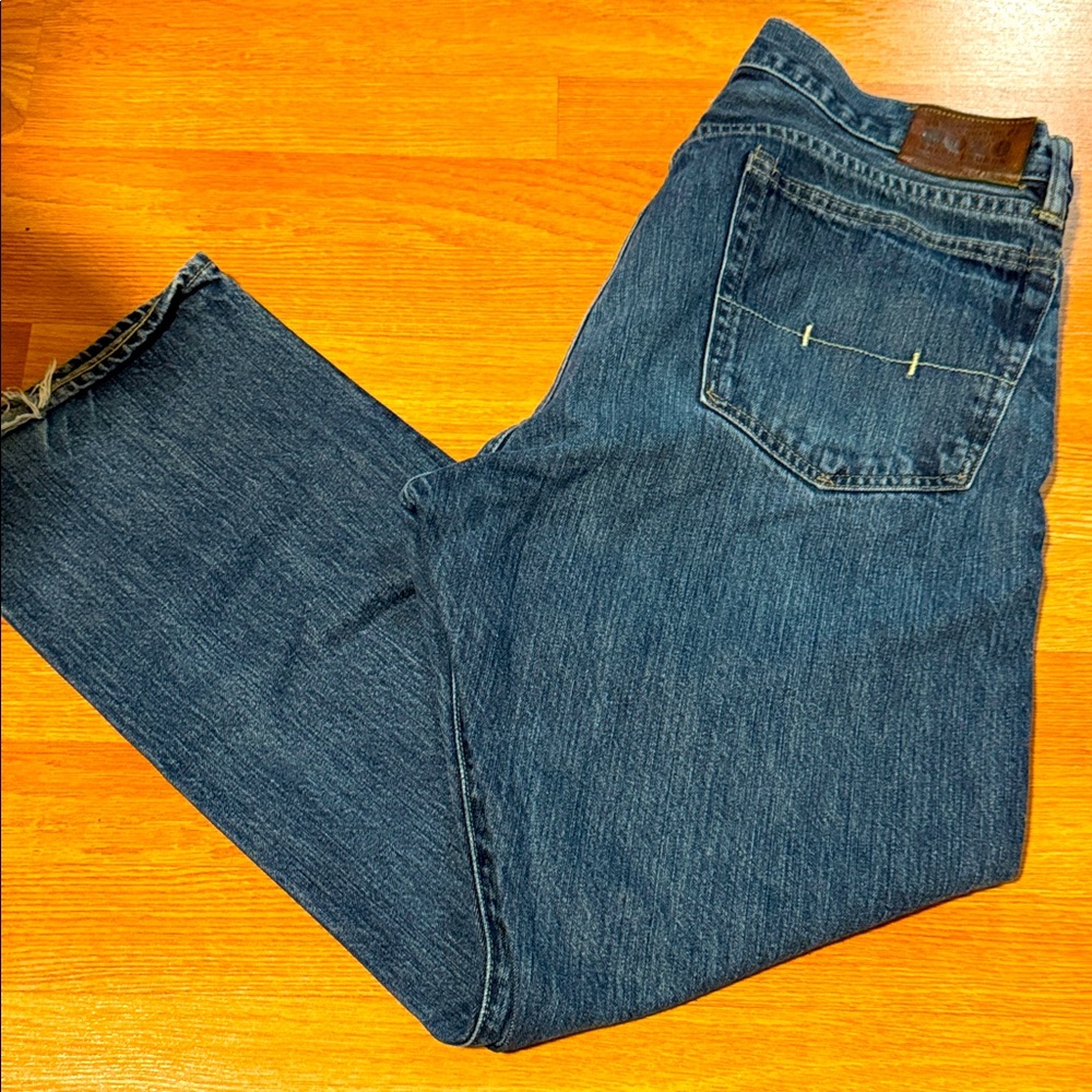Polo Ralph Lauren Jeans Mens 36x30 Blue 866 Slim Fit Fit Dark Wash Denim Casual